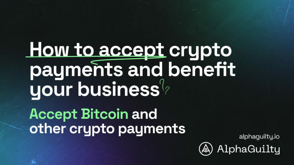 How to accept crypto payments